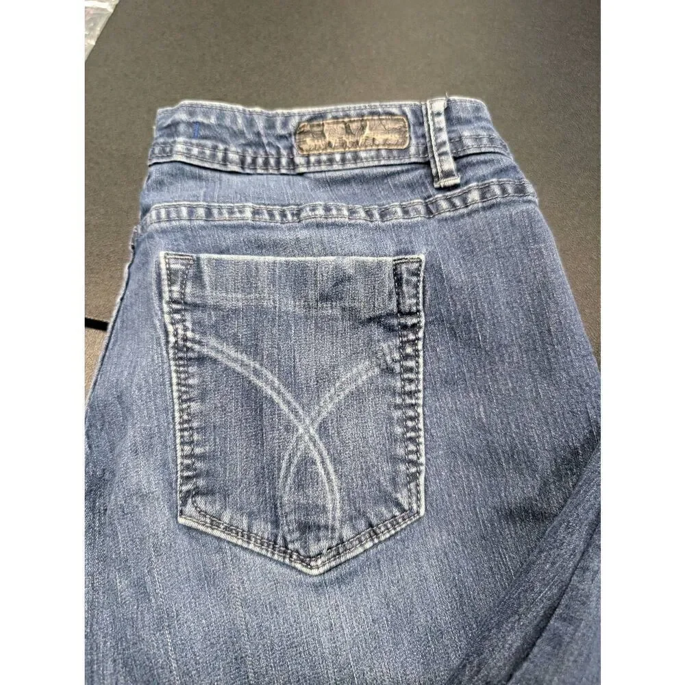 Calvin Klein Women's Jeans Blue Skinny Crop Size 32/14